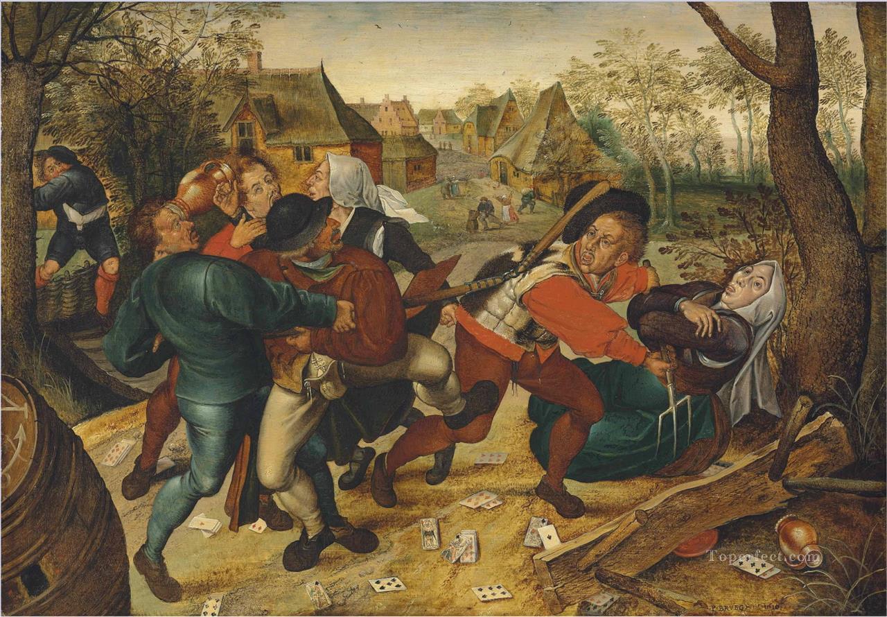 A country brawl Pieter Brueghel the Younger Oil Paintings
